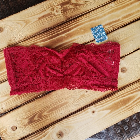 Free People Lacey Looks Bandeau in Red - Picture 5 of 5